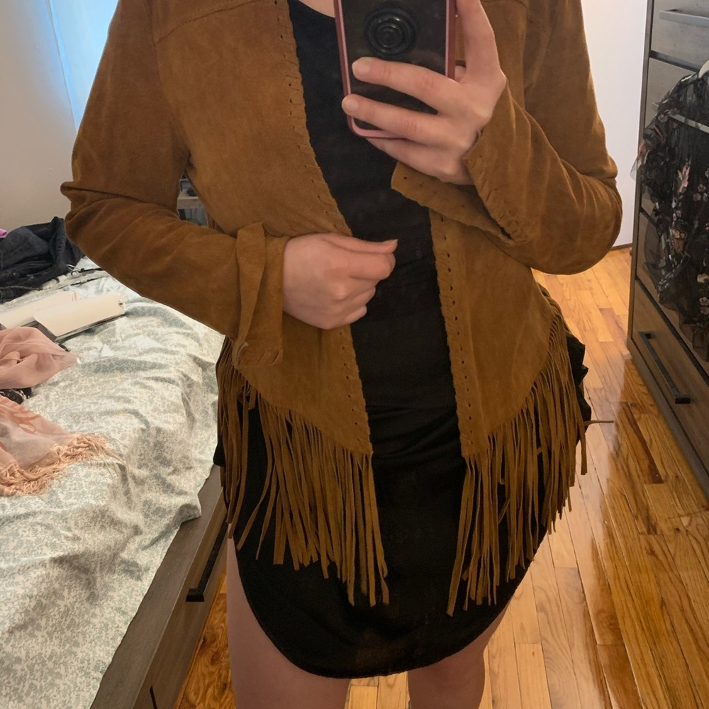 🚫SOLD🚫Fringe Jacket - Picture 4 of 5